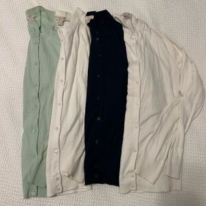 BUNDLED DEAL! Set of 4 Jcrew Caryn Cardigans. Size XS.